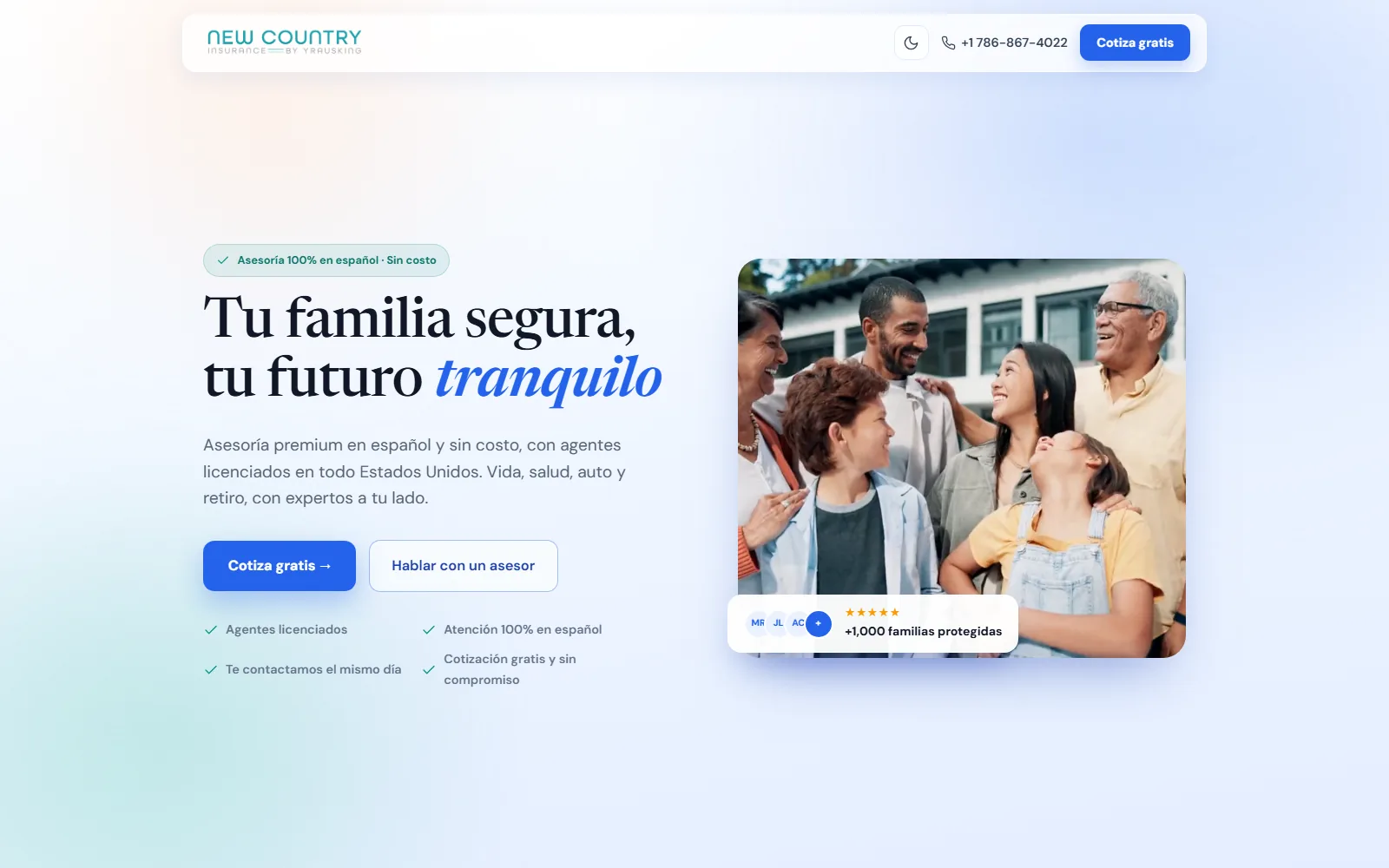 Captura de New Country Insurance